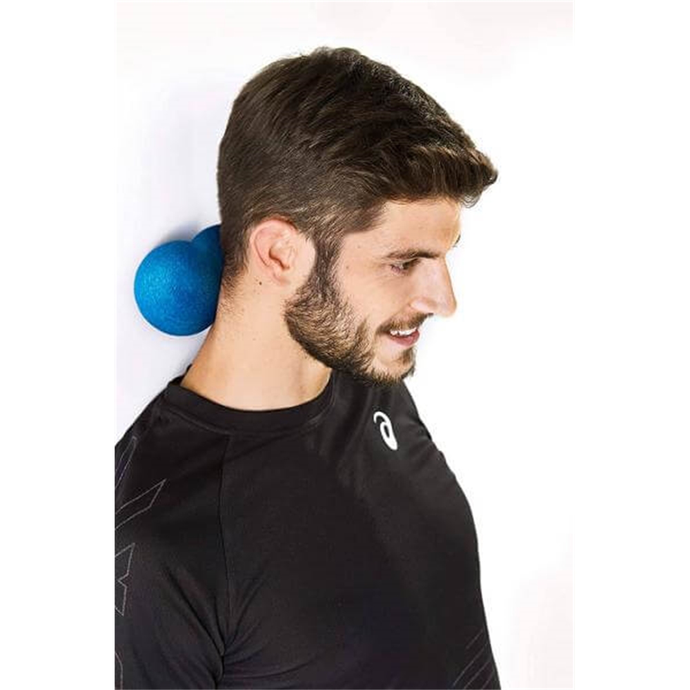 Massageball Faszienball Faszientraining Duoball Selbstmassage Twinball 8cm - Bild 3 von 29