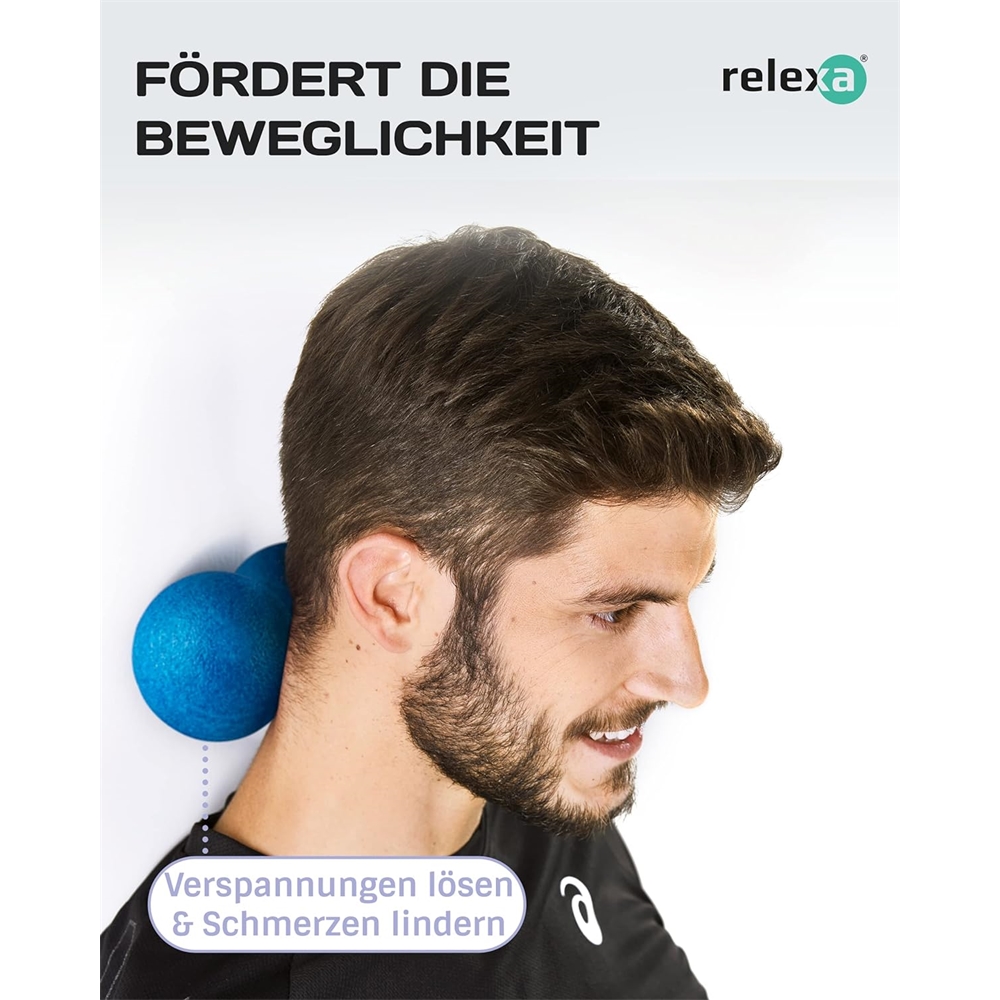 Massageball Faszienball Faszientraining Duoball Selbstmassage Twinball 8cm - Bild 5 von 29