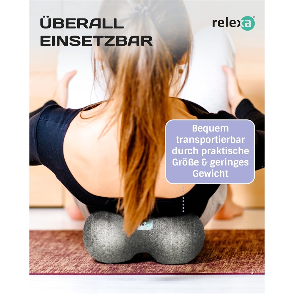 Massageball Faszienball Faszientraining Duoball Selbstmassage Twinball 8cm - Bild 6 von 29