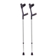 Krückenpaar Aluminium, höhenverstellbar 76-96cm Aubergine