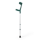 Krückenpaar Aluminium, höhenverstellbar 76-96cm Grün