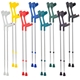 Krückenpaar Aluminium, höhenverstellbar 76-96cm