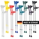 Krückenpaar Aluminium, höhenverstellbar 76-96cm