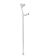 Krücke 1 Stück, Alu, höhenverstellbar 76-96 cm