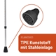 Gummikapsel mit Stahleinlage, rot