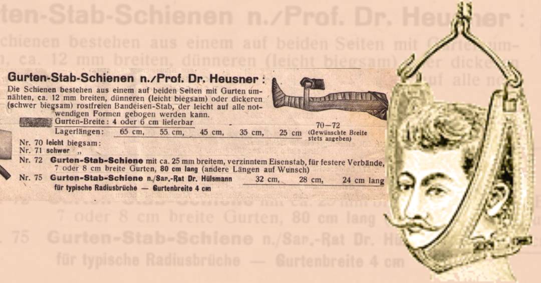 Schiene nach Prof. Heussner 1910